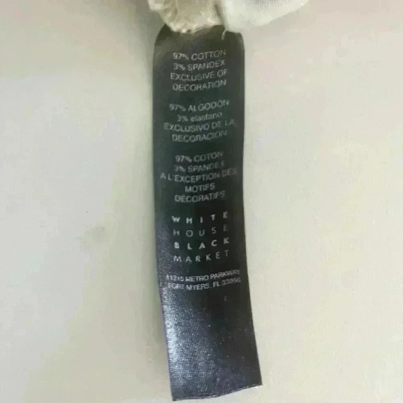 WHBM The Skinny Ankle Pant - Navy, Size 4 - Picture 8 of 11